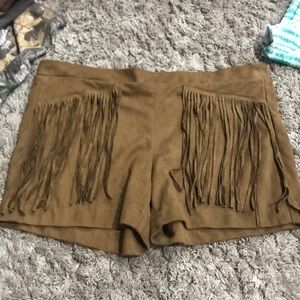 Fringe shorts